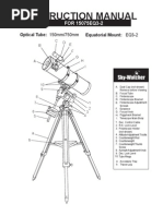 Manual Instalacion Skywatcher 150-750 Con Montura EQ3