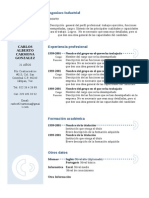 Curriculum Vitae Modelo3a Azul