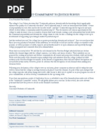 Freedom Budget Commitment Survey