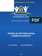 Th Si Metodologia Curriculumului