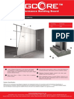 High Performance Building Board: Sound / Fire Insulation From Board Side / Non Loadbearing