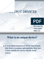 Output Devices