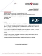 Solicitud de Circulación de Bicicletas Por Carriles Bus (18/2014)