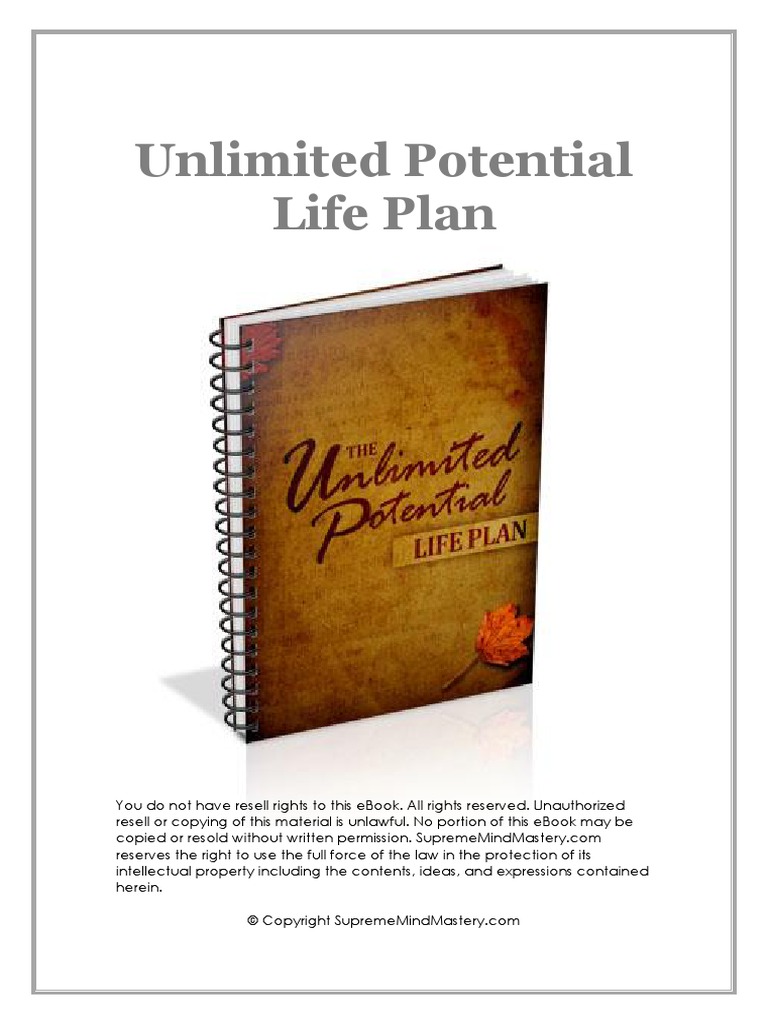 Realise Your Unlimited Potential | PDF | Self-Improvement