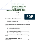 45197513 Premise Pentru Aderarea Romaniei La Zona Euro Copy