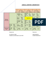 CTH - Jadual Kerja B&P