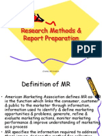 134044729 Research Methods Report Preparation