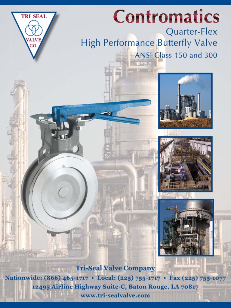 Contromatics Tri-Seal Quarter-Flex HP Butterfly Valves | PDF | Business ...