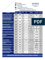 Programa de Cursos 2013