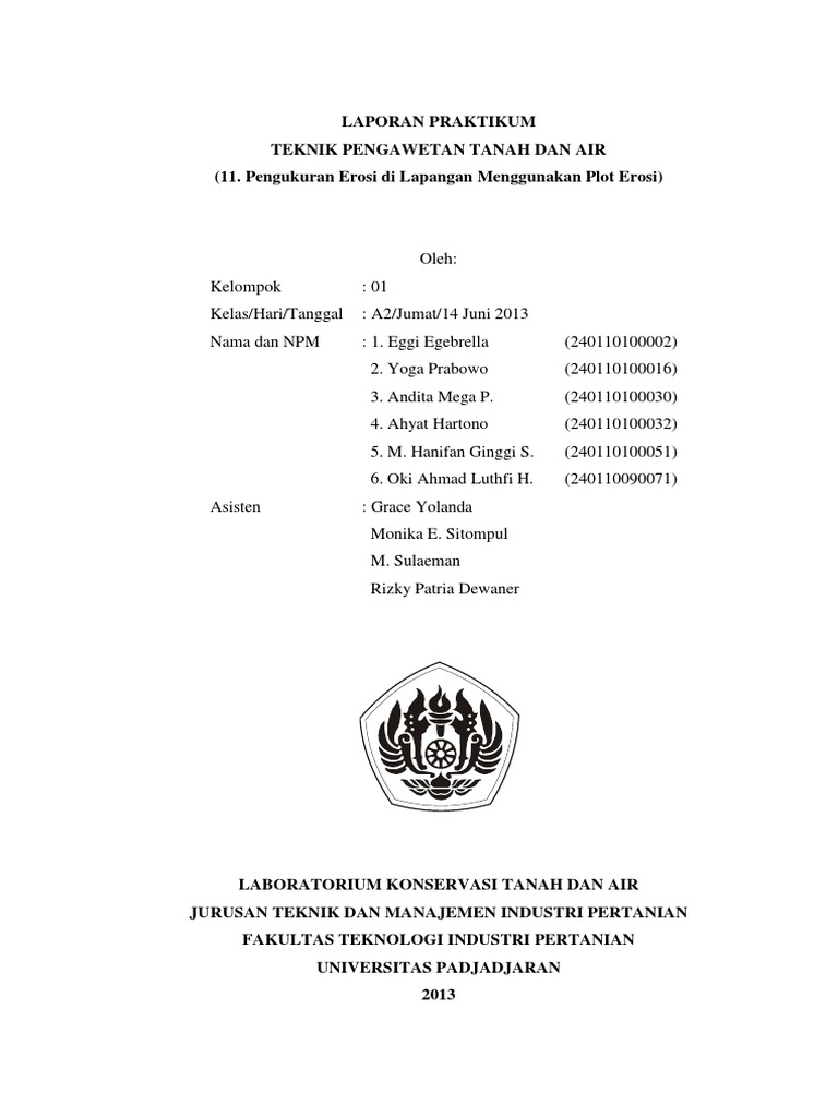 Pengukuran Erosi Tanah di Lapangan | PDF | Sains & Matematika