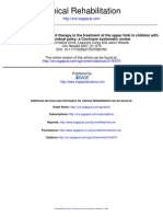 Constraint-Induced Movement Therapy in The Treatment of