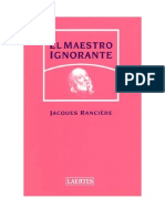 RANCIERE - El Maestro Ignorante PDF