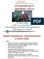 Sistemi Avanzati Per Il Riconoscimento