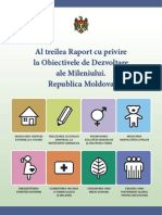Raport cu privire  la Obiectivele de Dezvoltare  ale Mileniului