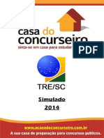 Simulado TRE SC 2014 1