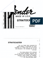 Stratocaster (1980) Manual