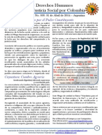 Boletin DDHH No. 9. Tejiendo Justicia Social Por Colombia - Abril 01 de 2014 PDF