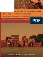 Manual de conservación. Mission Jesuit