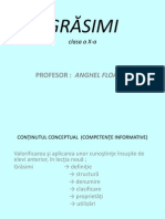 Proiect grasimi-chimie