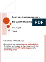 Basic Well Logging Analysis - 3 (GR Log)