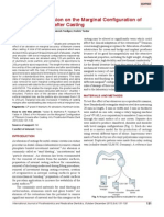 Effect of Air Abrasion On The Marginal Configuration of Titanium Crowns After Casting