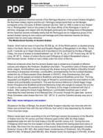 Download The Cultural Affinity of Rohingyas with Bengal  by junaid SN21595315 doc pdf