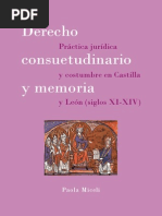 Miceli, Derecho Consuetudinario y Memoria