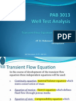 3 - Transient Flow Equation and Solutions