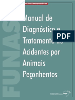 Manual de diagnóstico e tratamento de acidentes por animais peçonhentos