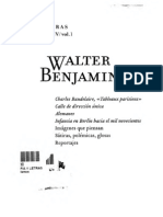 Benjamin, Walter - Obras. Libro IV. Vol. I. Apartado Imágenes que piensan