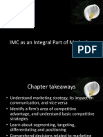 IMC as an Integral Part of Marketing