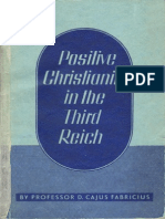 Positive Christianity in the Third Reich by Cajus Fabricius, 1937