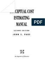 Conceptual Cost Estimating
