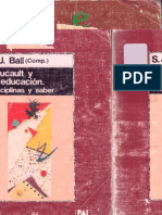 S J Ball Foucault y La Educacion