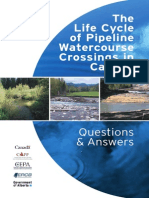 The Life Cycle of Pipeline Watercourse Crossings in Canada: Questions & Answers