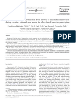 Practical Markers of The Transition From Aerobic To Anaerobic Metabolism During Exercise