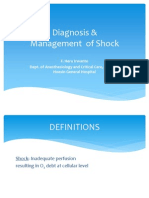 Diagnosis and Management of Shock