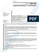 NBR 7259 (Abr 2001) - Comportas hidráulicas - Terminologia