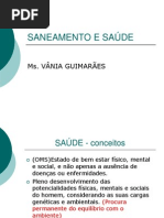 SANEAMENTO E SAÚDE
