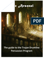 The Arsenal: The!guide!to!the!Trojan!Drumline! Percussion!Program!
