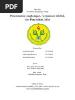 Download Makalah PLH - Pencemaran Lingkungan Pemanasan Global Dan Perubahan Iklim by annarahmadianty SN216039723 doc pdf