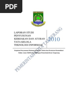 Download Kebijakan  Aturan Tata Kelola TI Pemerintah Kota Tangerang by don juri SN216039891 doc pdf