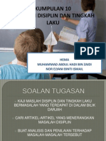 Masalah Disiplin Dan Tingkah Laku Murid