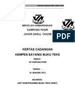 Kertas Kerja Sayangi Buku Teks