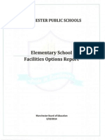 Manchester Public Schools: Elementary School Facilities Options Report