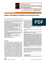 Aspirin, Cyclooxygenase Inhibition and Colorectal Cancer: Carlos Sostres, Carla Jerusalen Gargallo, Angel Lanas