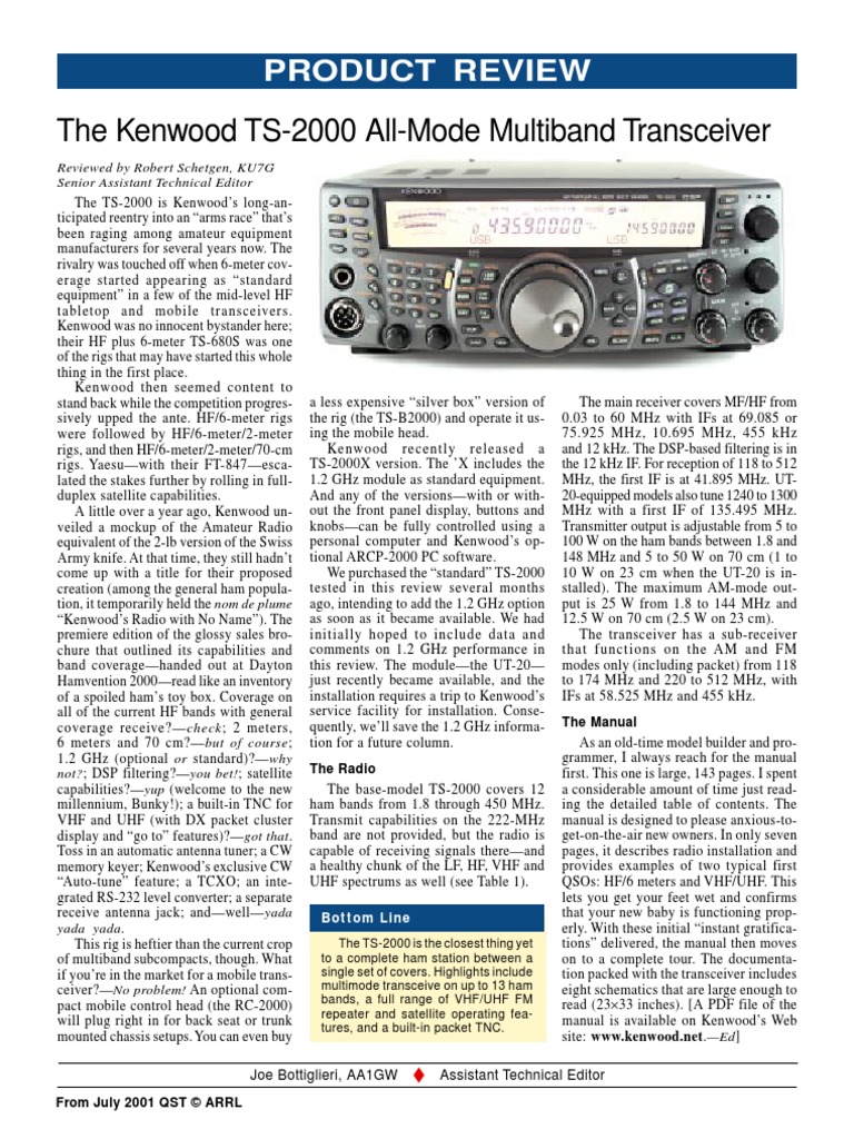 TS2000_QST_test.pdf | Radio Technology | Wireless