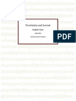 Vocabulary and Journal