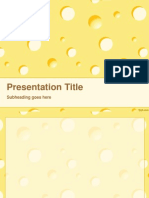 Cheese Powerpoint Template