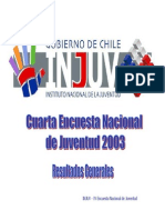 Cuarta Encuesta Nacional de Juventud 2003. Resultados Generales INJUV